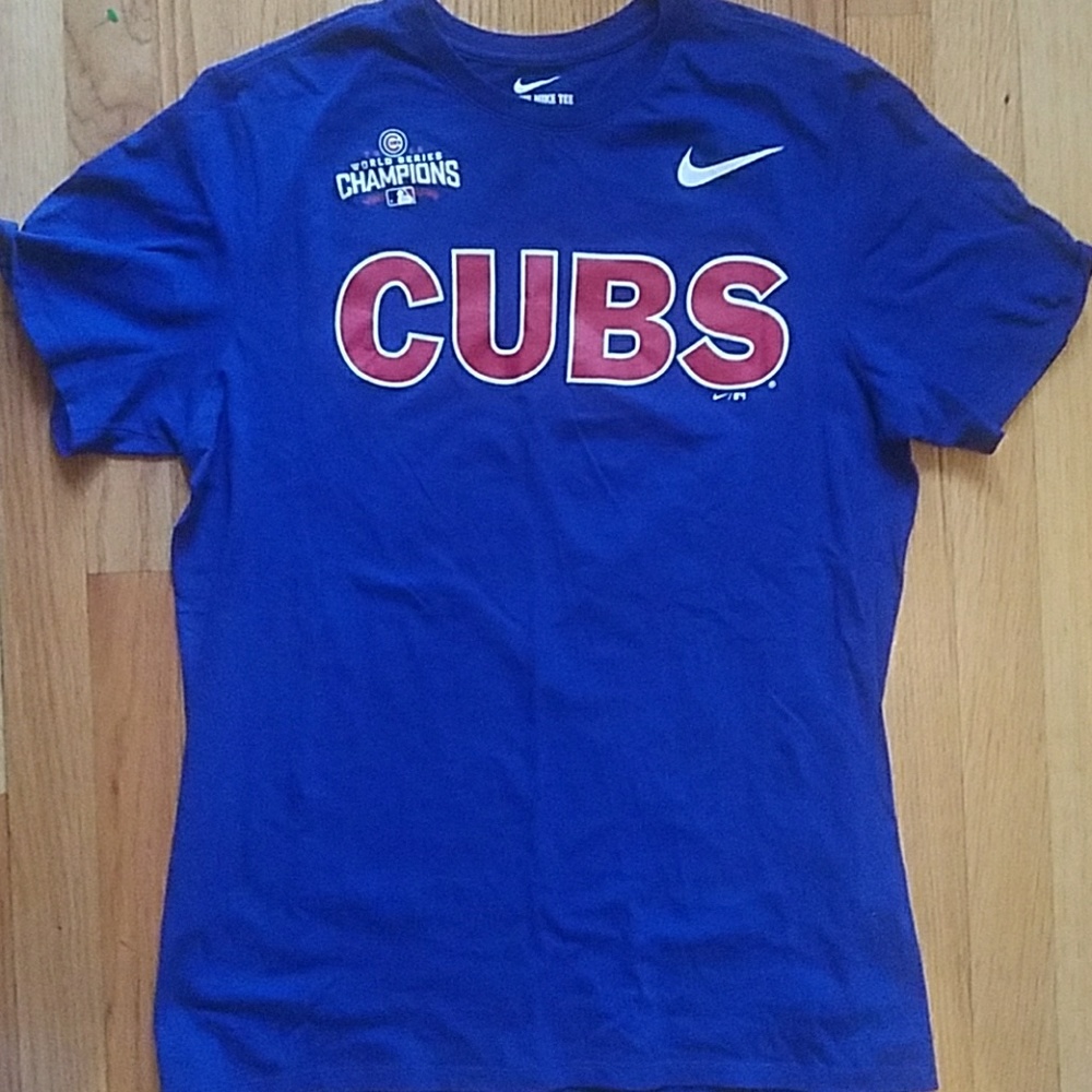 Nike chicago cubs world series champion shirt